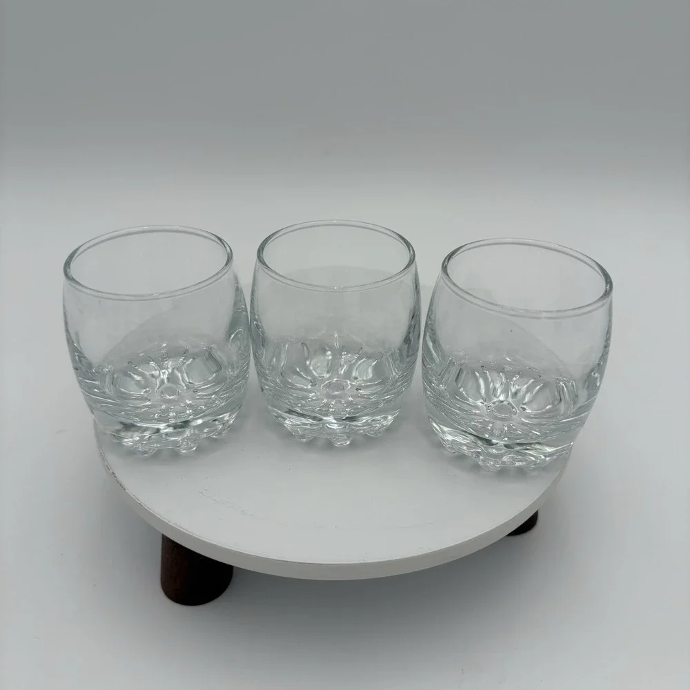 Set of 3 Bormioli‎ Rocco Galassia Shot Glasses 2.25